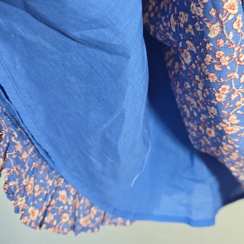 Madewell Cami Ruffle Hem Mini Floral Print Dress - Picture 7 of 12